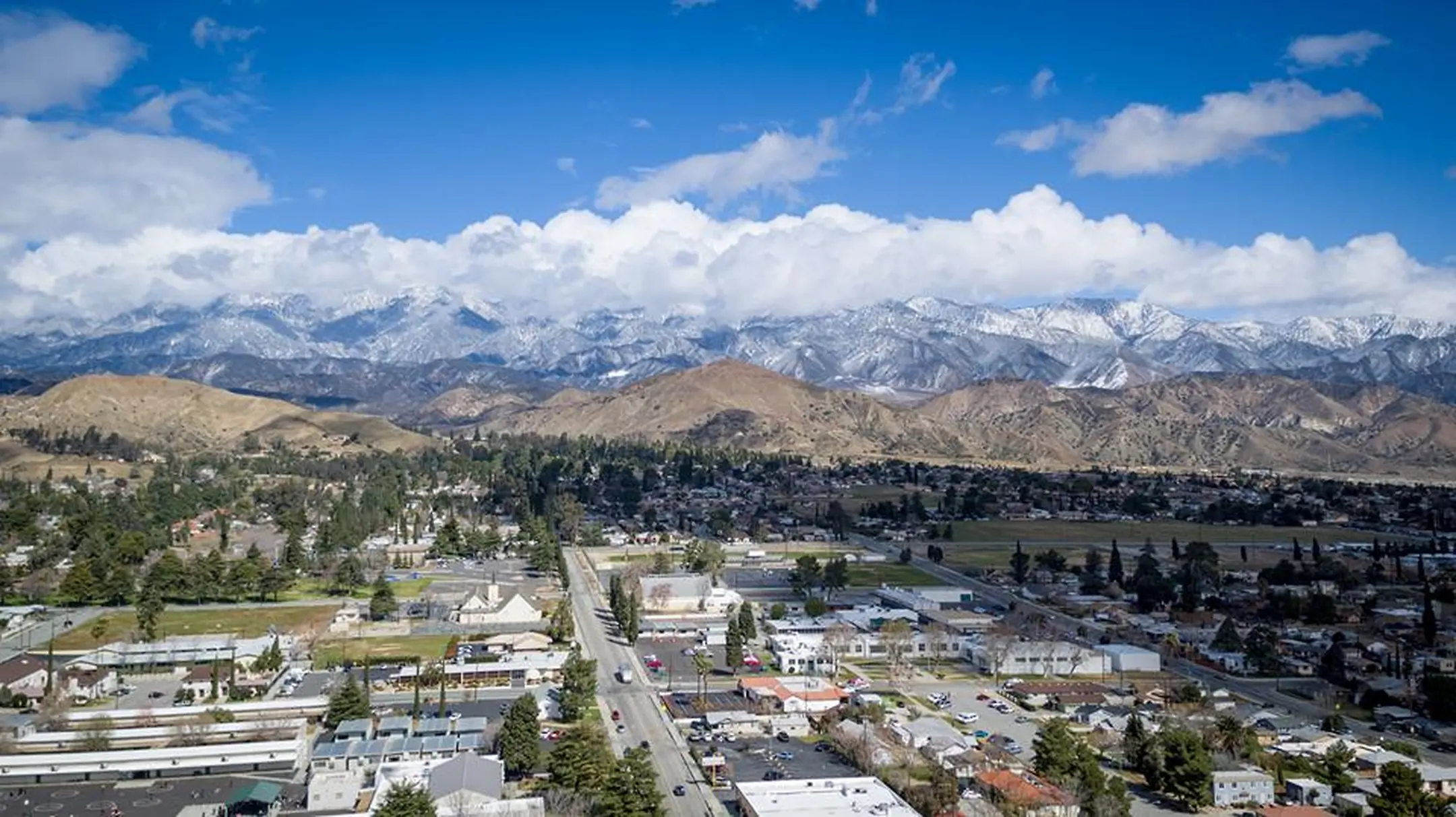 Aerial view of Banning